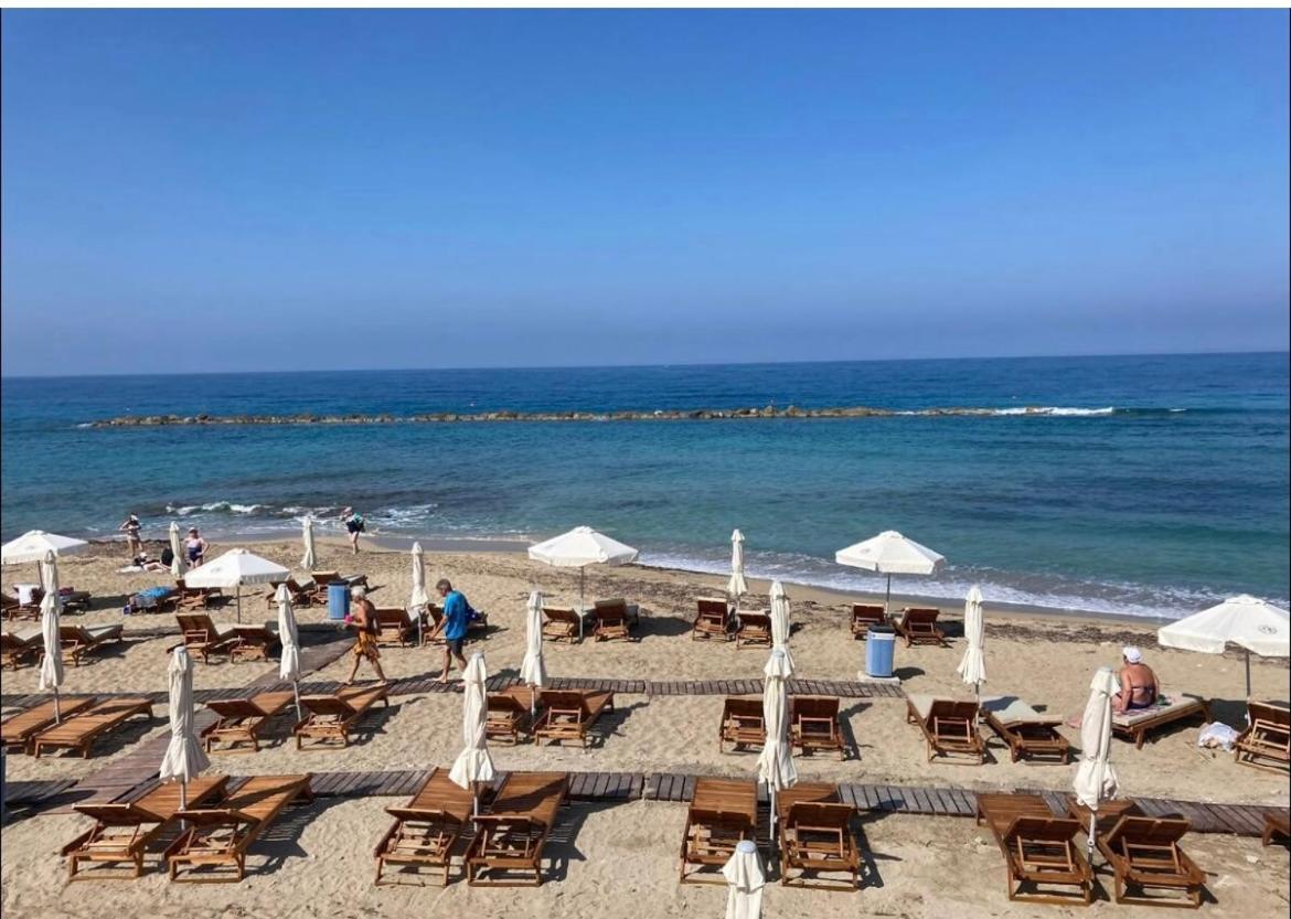 Sun Julz Apartments On The Beach Paphos Eksteriør bilde